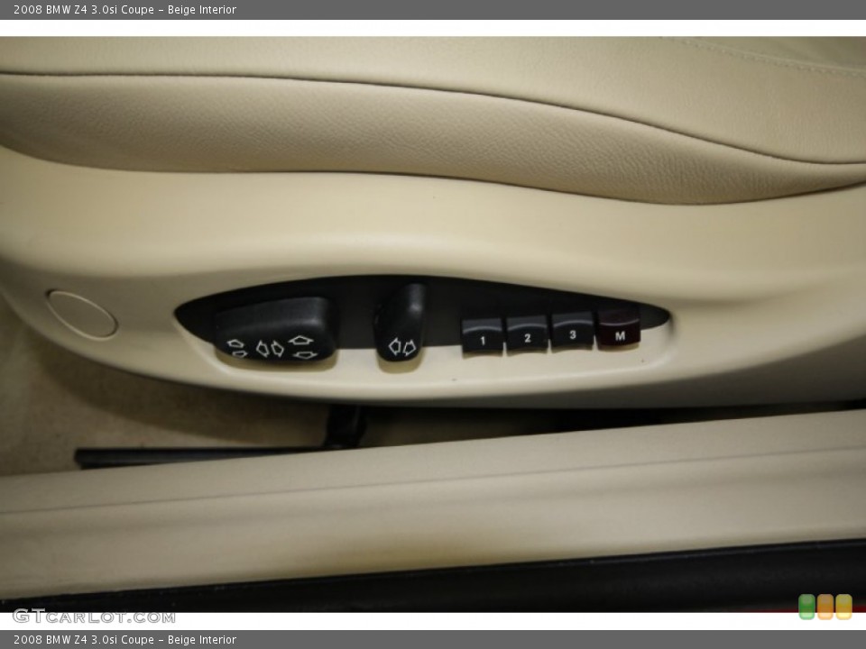 Beige Interior Controls for the 2008 BMW Z4 3.0si Coupe #58780185
