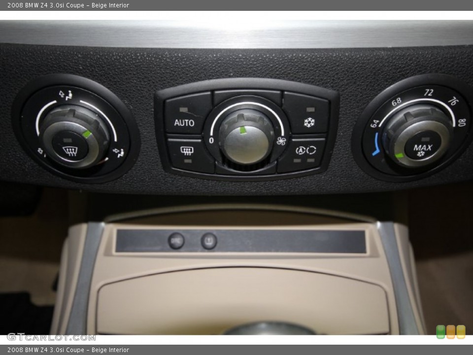 Beige Interior Controls for the 2008 BMW Z4 3.0si Coupe #58780219