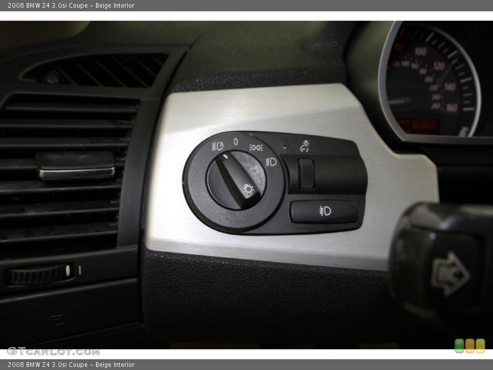 Beige Interior Controls for the 2008 BMW Z4 3.0si Coupe #58780272