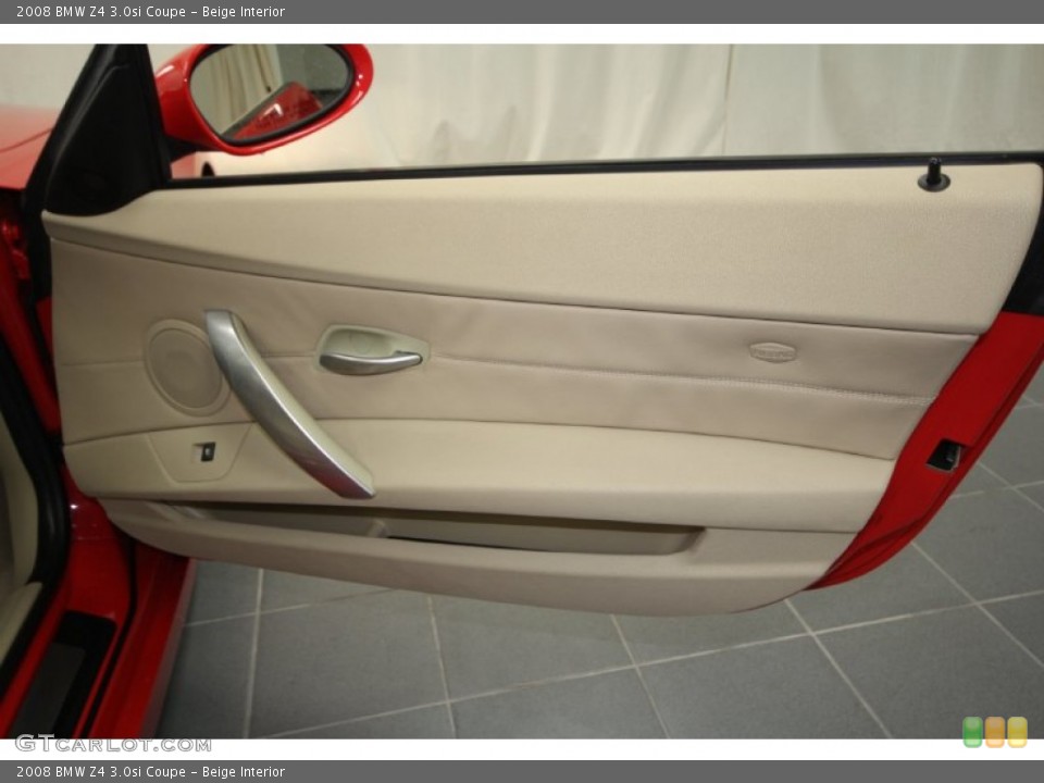 Beige Interior Door Panel for the 2008 BMW Z4 3.0si Coupe #58780299