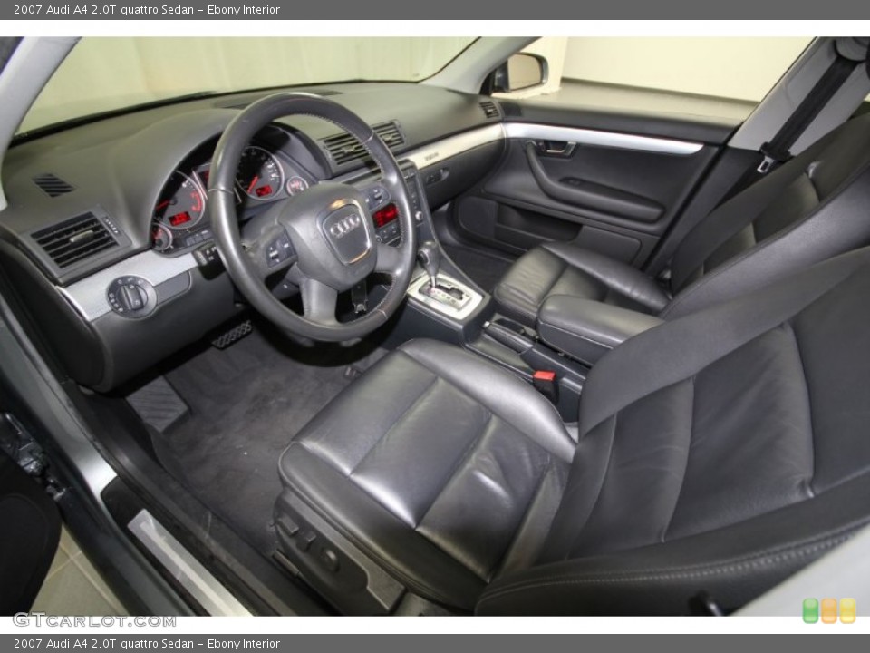 Ebony Interior Photo for the 2007 Audi A4 2.0T quattro Sedan #58781781