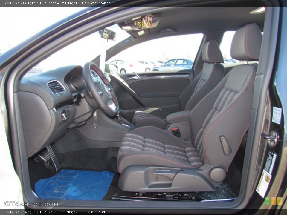 Interlagos Plaid Cloth Interior Photo for the 2012 Volkswagen GTI 2 Door #58783345