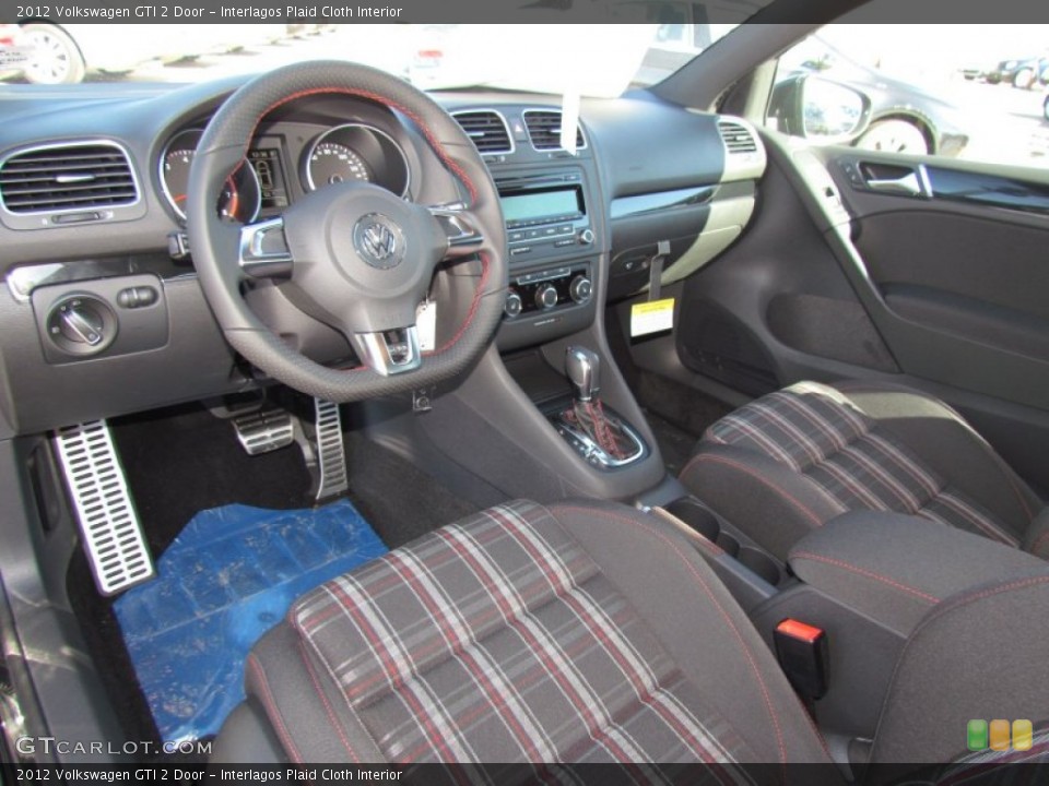 Interlagos Plaid Cloth Interior Photo for the 2012 Volkswagen GTI 2 Door #58783360