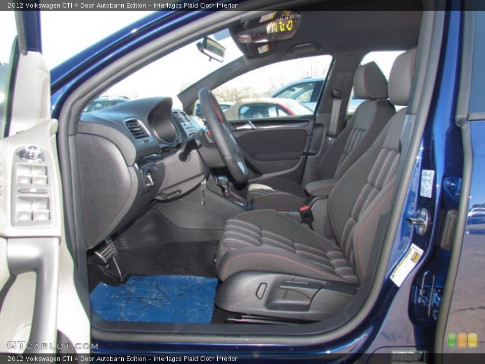 Interlagos Plaid Cloth Interior Photo for the 2012 Volkswagen GTI 4 Door Autobahn Edition #58783396