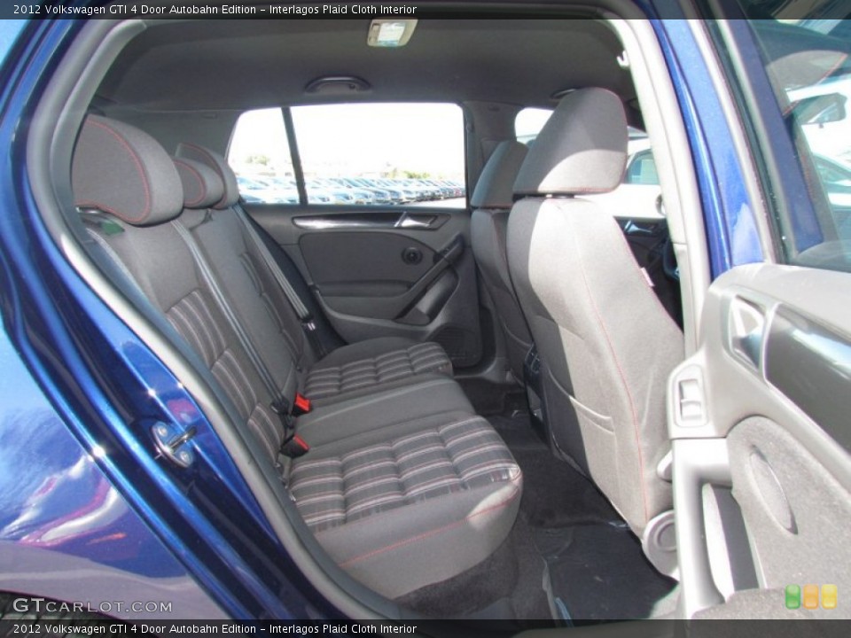 Interlagos Plaid Cloth Interior Photo for the 2012 Volkswagen GTI 4 Door Autobahn Edition #58783405