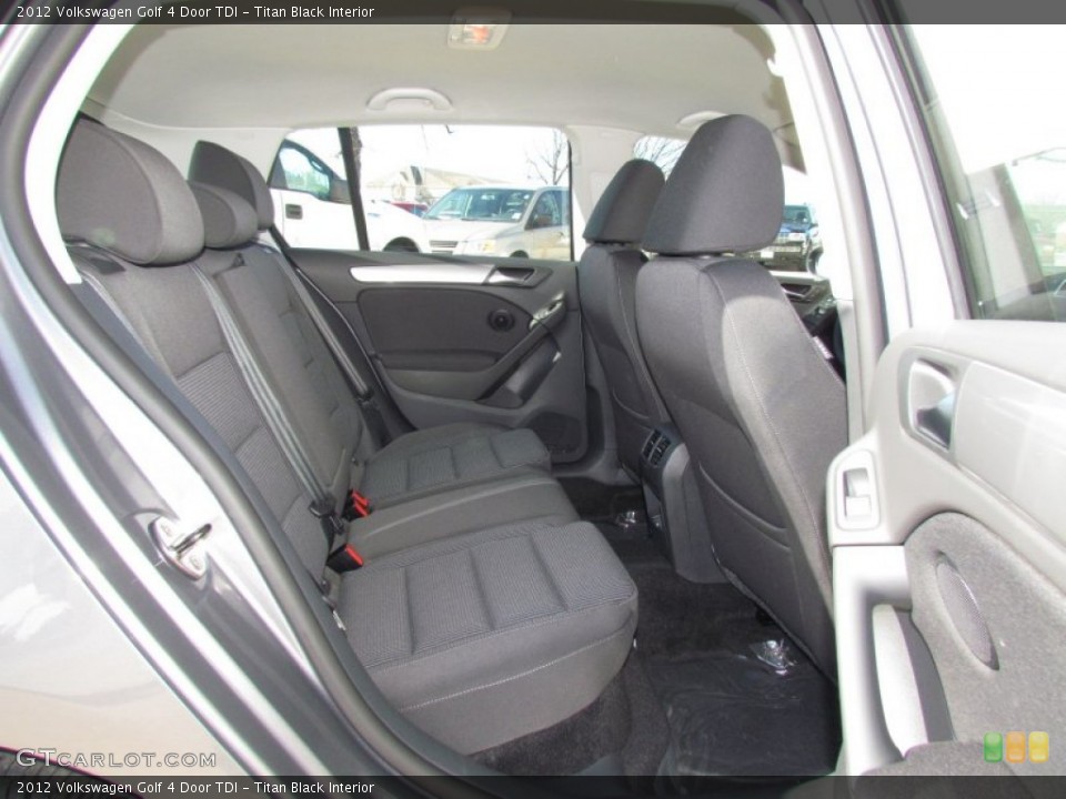 Titan Black Interior Photo for the 2012 Volkswagen Golf 4 Door TDI #58783954