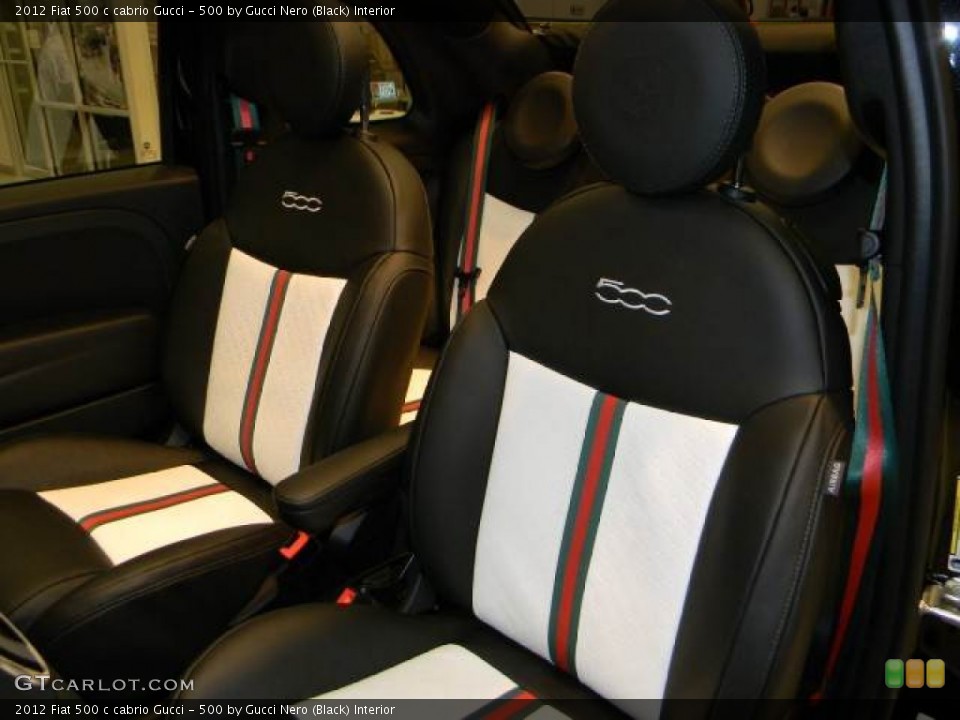 500 by Gucci Nero (Black) Interior Photo for the 2012 Fiat 500 c cabrio Gucci #58787760