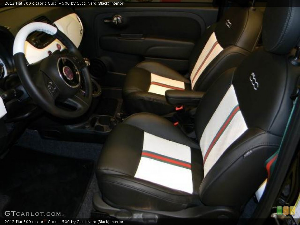 500 by Gucci Nero (Black) Interior Photo for the 2012 Fiat 500 c cabrio Gucci #58787776