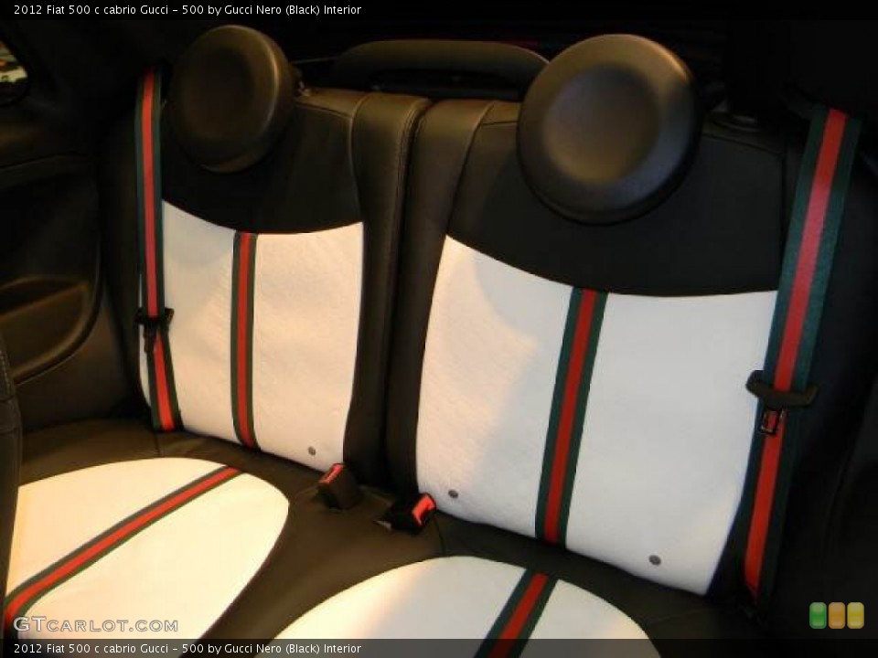 500 by Gucci Nero (Black) Interior Photo for the 2012 Fiat 500 c cabrio Gucci #58787803