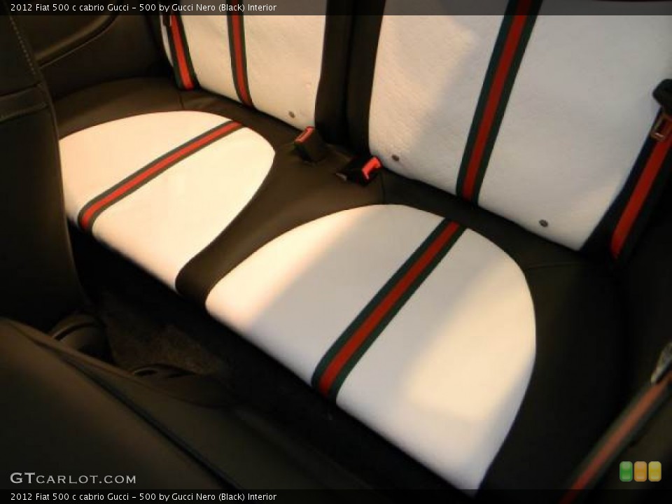 500 by Gucci Nero (Black) Interior Photo for the 2012 Fiat 500 c cabrio Gucci #58787815