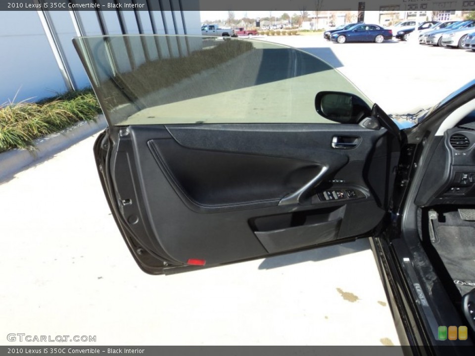 Black Interior Door Panel for the 2010 Lexus IS 350C Convertible #58788964