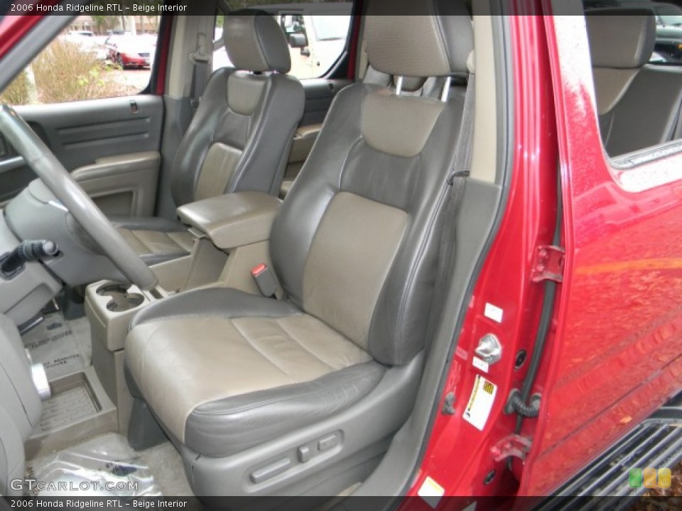 Beige Interior Photo for the 2006 Honda Ridgeline RTL #58789060