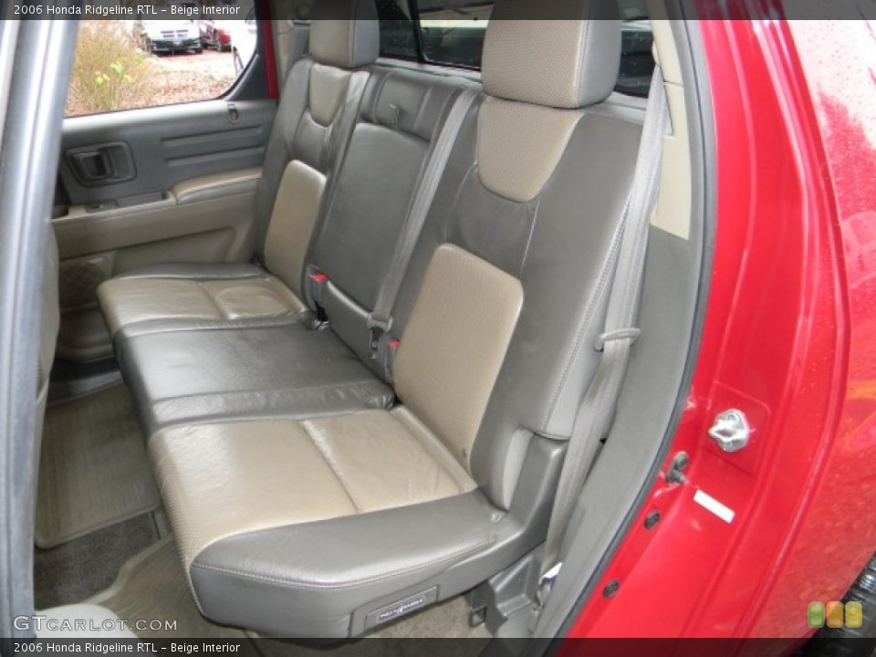 Beige Interior Photo for the 2006 Honda Ridgeline RTL #58789069