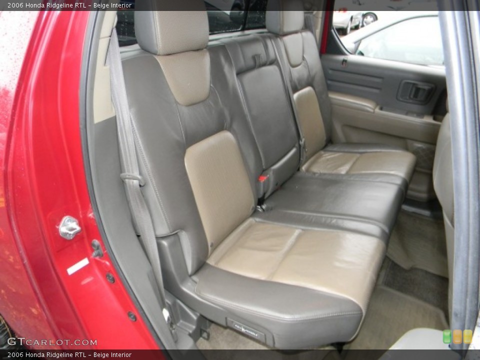 Beige Interior Photo for the 2006 Honda Ridgeline RTL #58789077