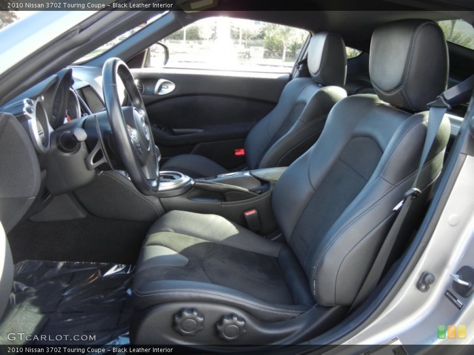 Black Leather Interior Photo for the 2010 Nissan 370Z Touring Coupe #58789340