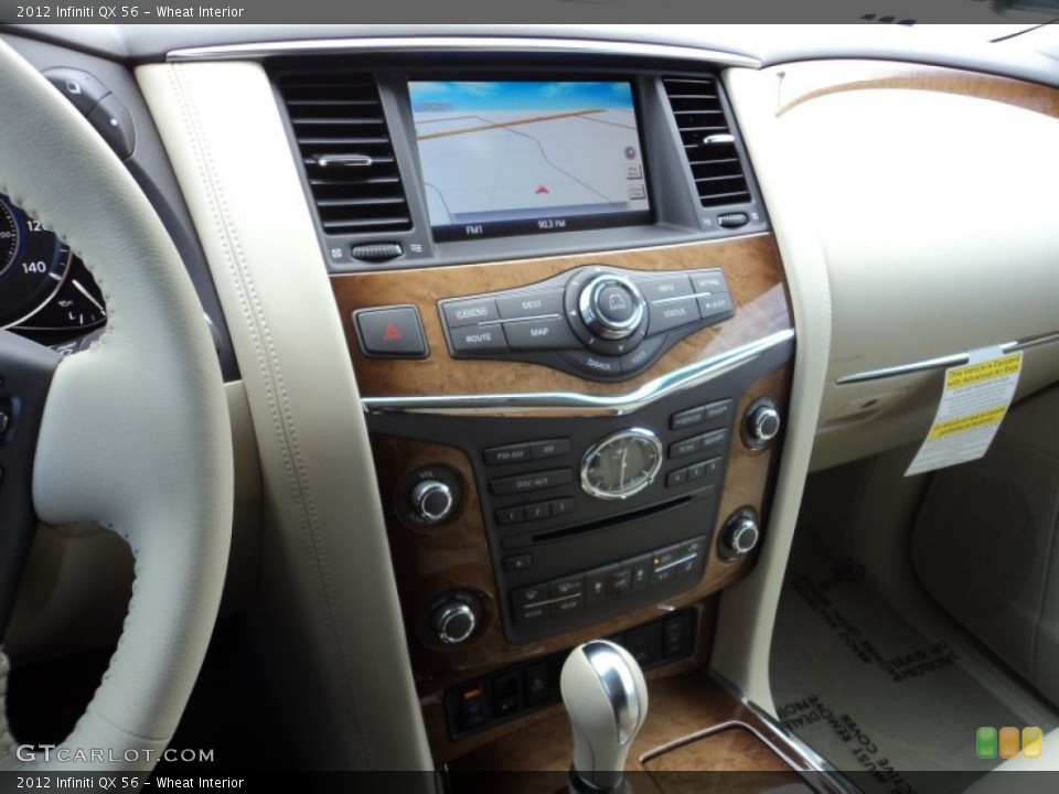 Wheat Interior Controls for the 2012 Infiniti QX 56 #58790461