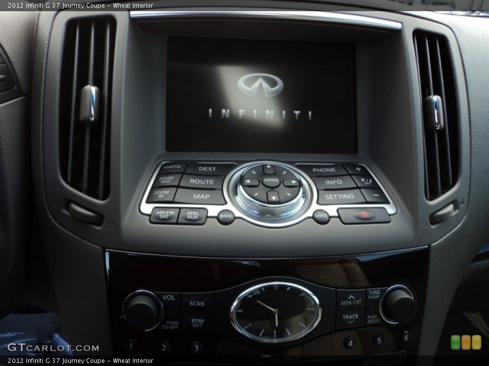Wheat Interior Controls for the 2012 Infiniti G 37 Journey Coupe #58790743