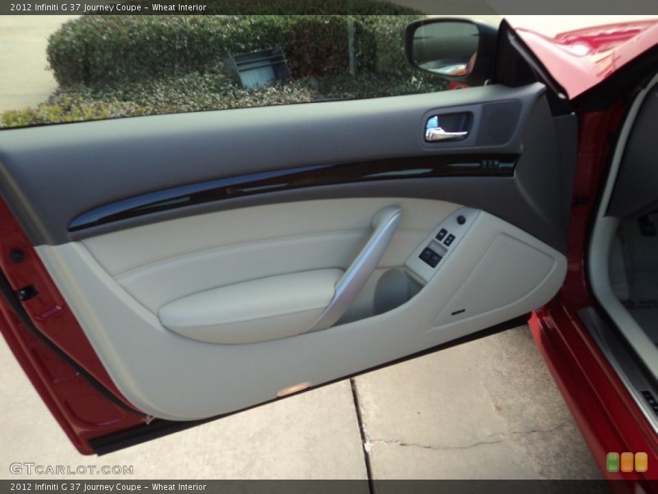 Wheat Interior Door Panel for the 2012 Infiniti G 37 Journey Coupe #58790761