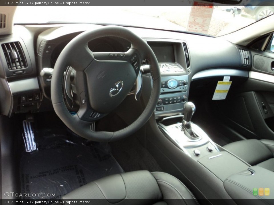 Graphite Interior Dashboard for the 2012 Infiniti G 37 Journey Coupe #58790932