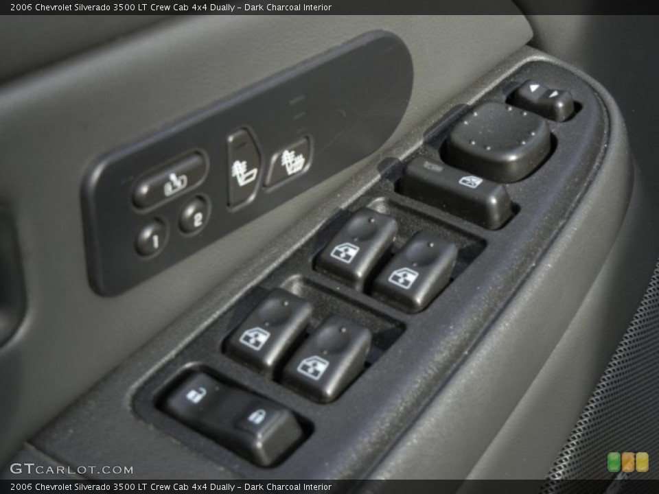Dark Charcoal Interior Controls for the 2006 Chevrolet Silverado 3500 LT Crew Cab 4x4 Dually #58790980
