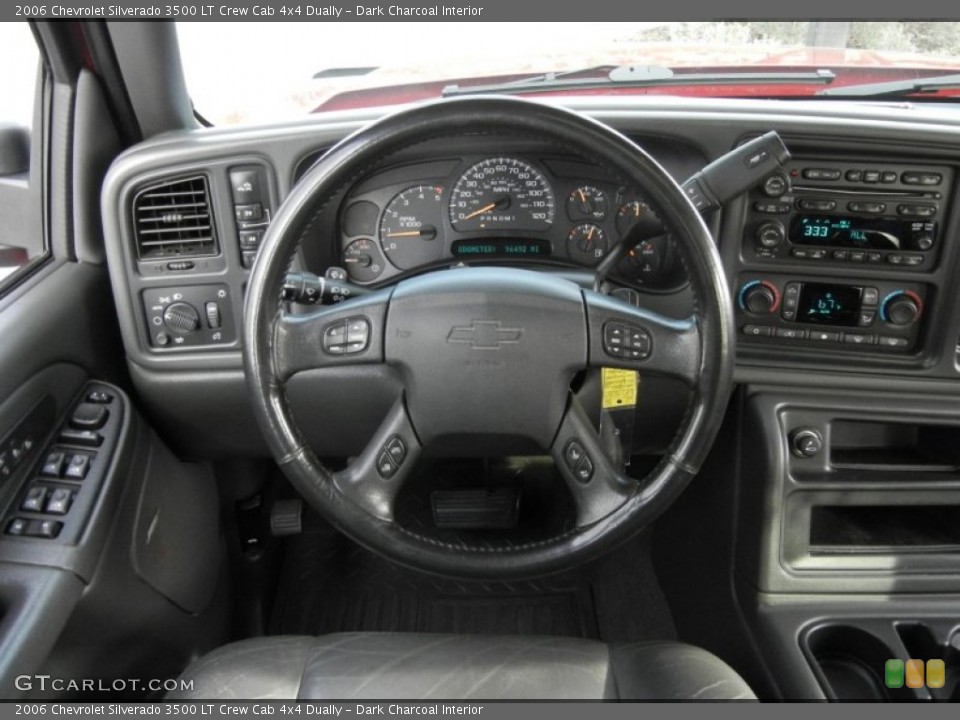 Dark Charcoal Interior Dashboard for the 2006 Chevrolet Silverado 3500 LT Crew Cab 4x4 Dually #58791103