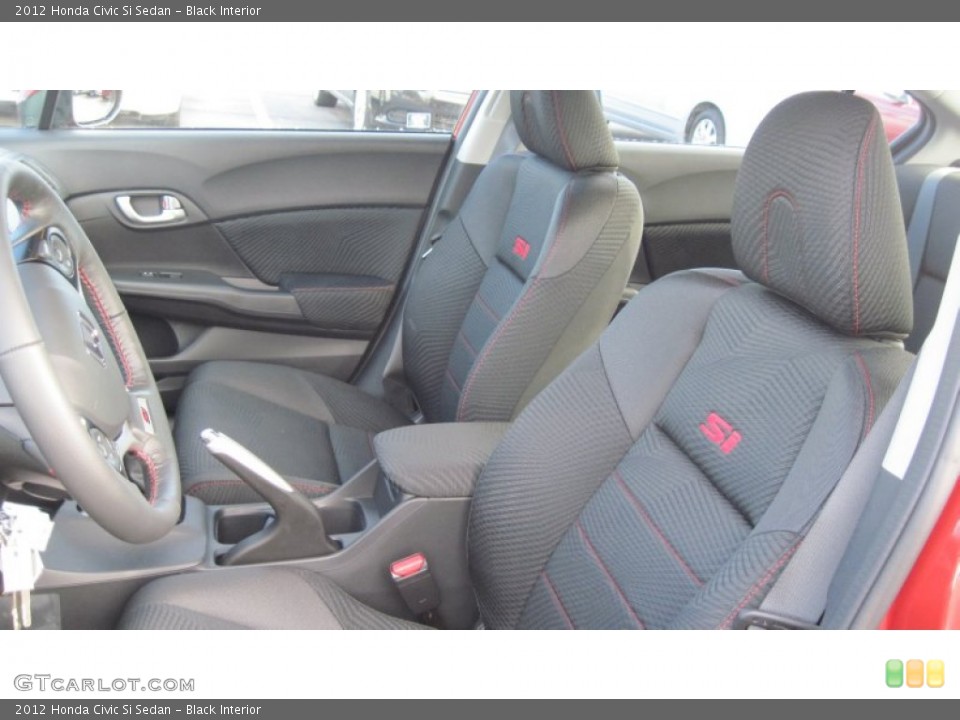 Black Interior Photo for the 2012 Honda Civic Si Sedan #58792187