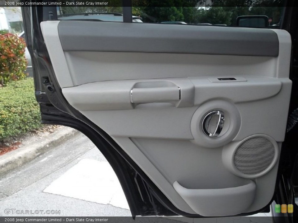 Dark Slate Gray Interior Door Panel for the 2008 Jeep Commander Limited #58794538