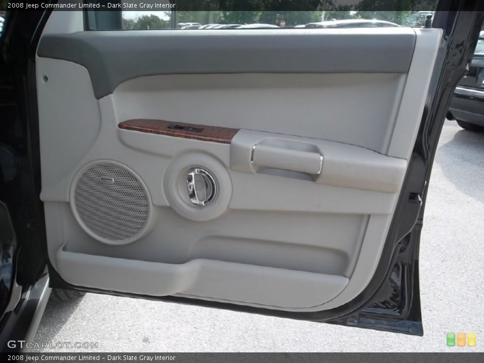 Dark Slate Gray Interior Door Panel for the 2008 Jeep Commander Limited #58794549