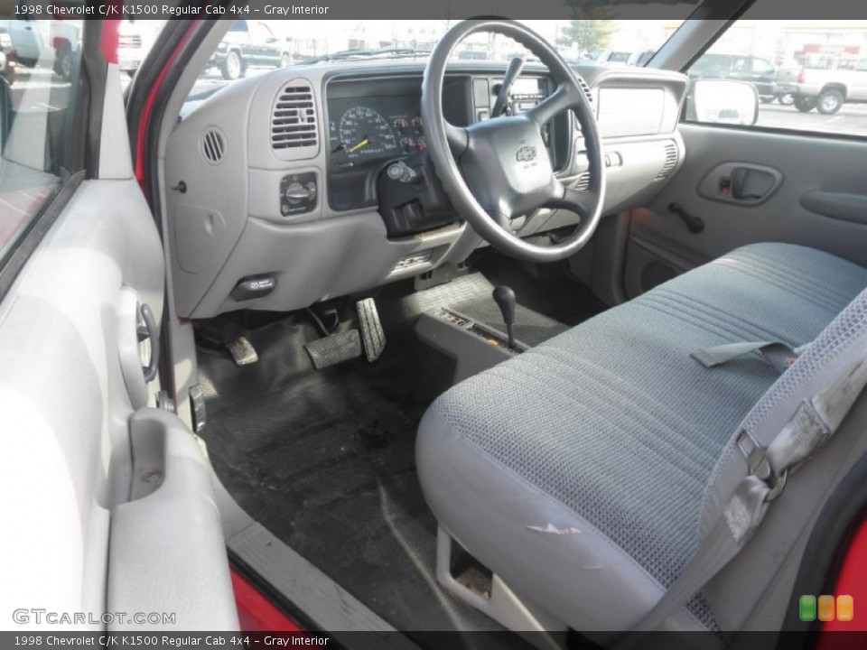 Gray Interior Photo for the 1998 Chevrolet C/K K1500 Regular Cab 4x4 #58795659