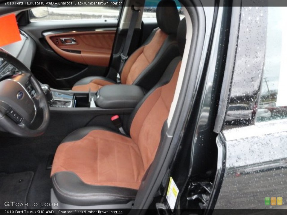 Charcoal Black/Umber Brown Interior Photo for the 2010 Ford Taurus SHO AWD #58796117