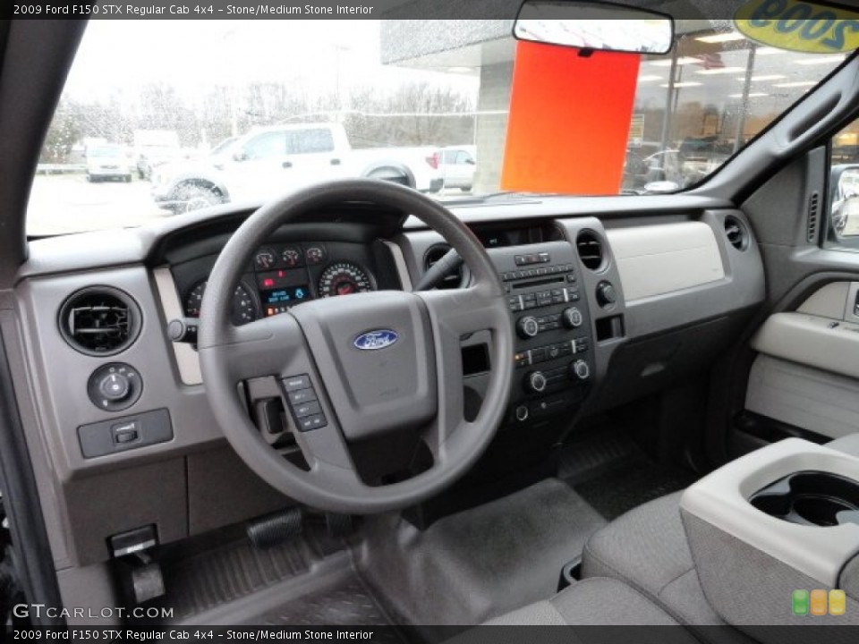 Stone/Medium Stone Interior Dashboard for the 2009 Ford F150 STX Regular Cab 4x4 #58796306