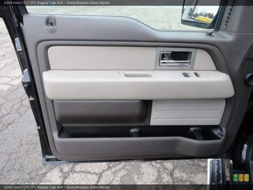 Stone/Medium Stone Interior Door Panel for the 2009 Ford F150 STX Regular Cab 4x4 #58796313