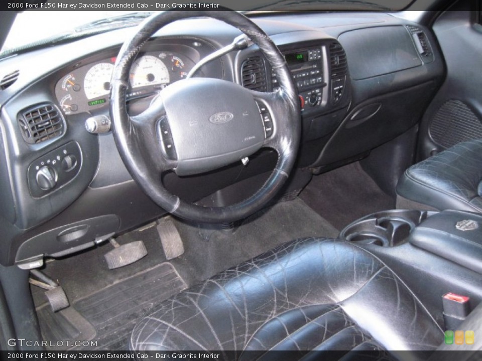 Dark Graphite Interior Prime Interior for the 2000 Ford F150 Harley Davidson Extended Cab #58796985