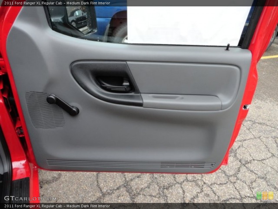 Medium Dark Flint Interior Door Panel for the 2011 Ford Ranger XL Regular Cab #58797411