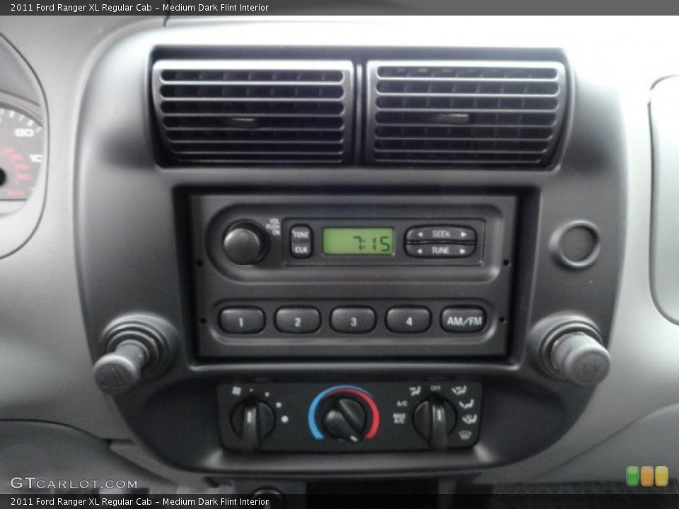 Medium Dark Flint Interior Audio System for the 2011 Ford Ranger XL Regular Cab #58797426