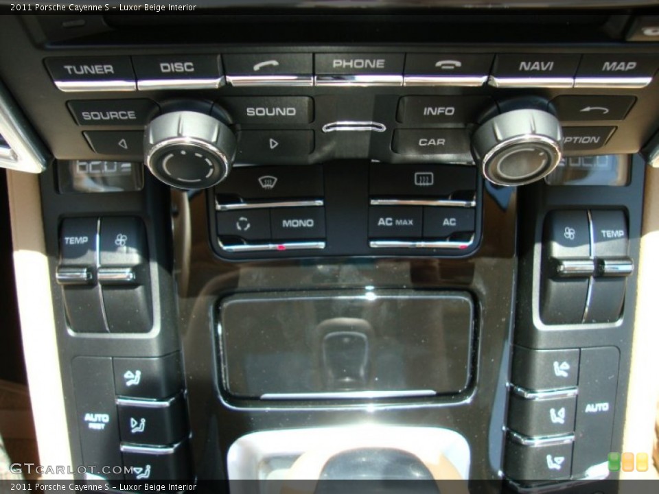 Luxor Beige Interior Controls for the 2011 Porsche Cayenne S #58798206