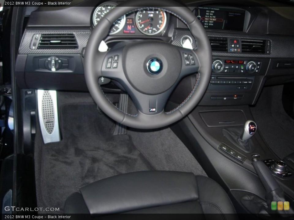 Black Interior Steering Wheel for the 2012 BMW M3 Coupe #58798560