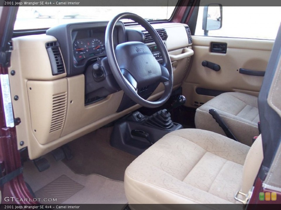 Camel Interior Photo for the 2001 Jeep Wrangler SE 4x4 #58799064