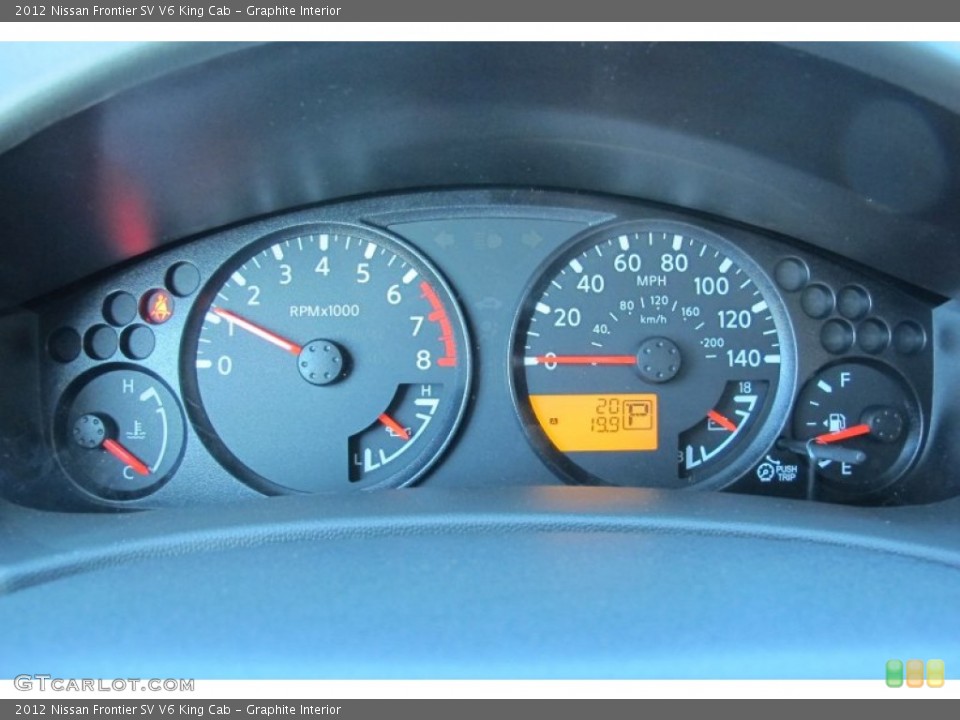 Graphite Interior Gauges for the 2012 Nissan Frontier SV V6 King Cab #58801263