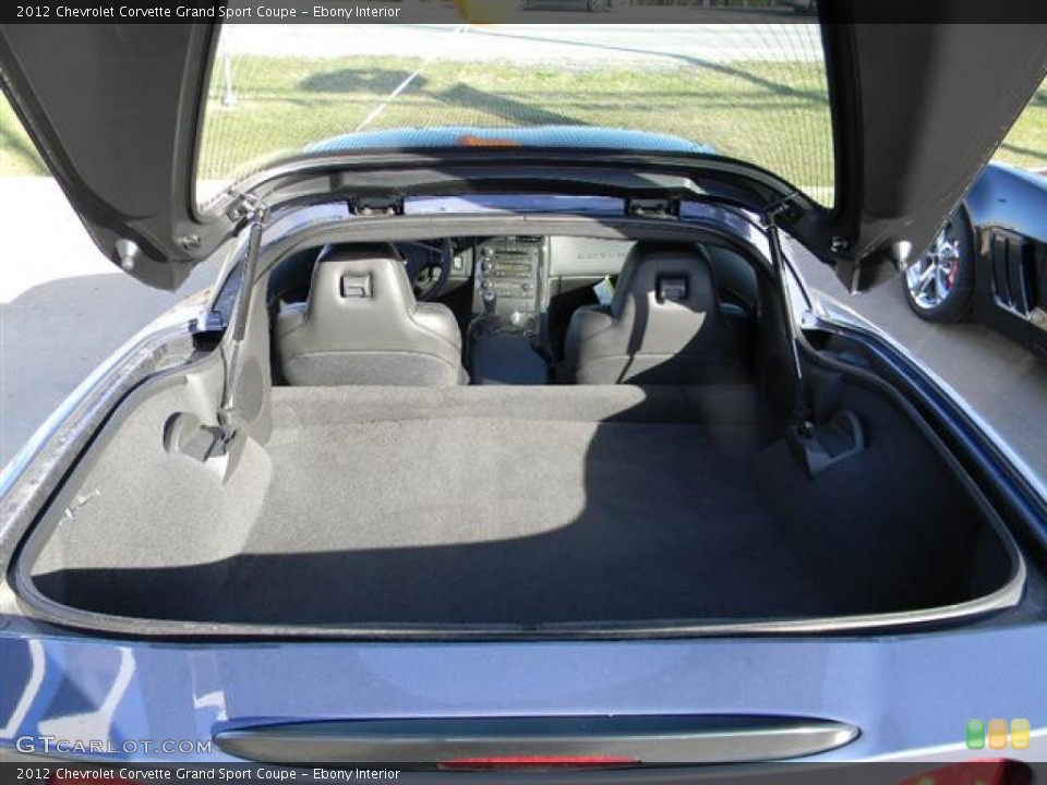 Ebony Interior Trunk for the 2012 Chevrolet Corvette Grand Sport Coupe #58804563