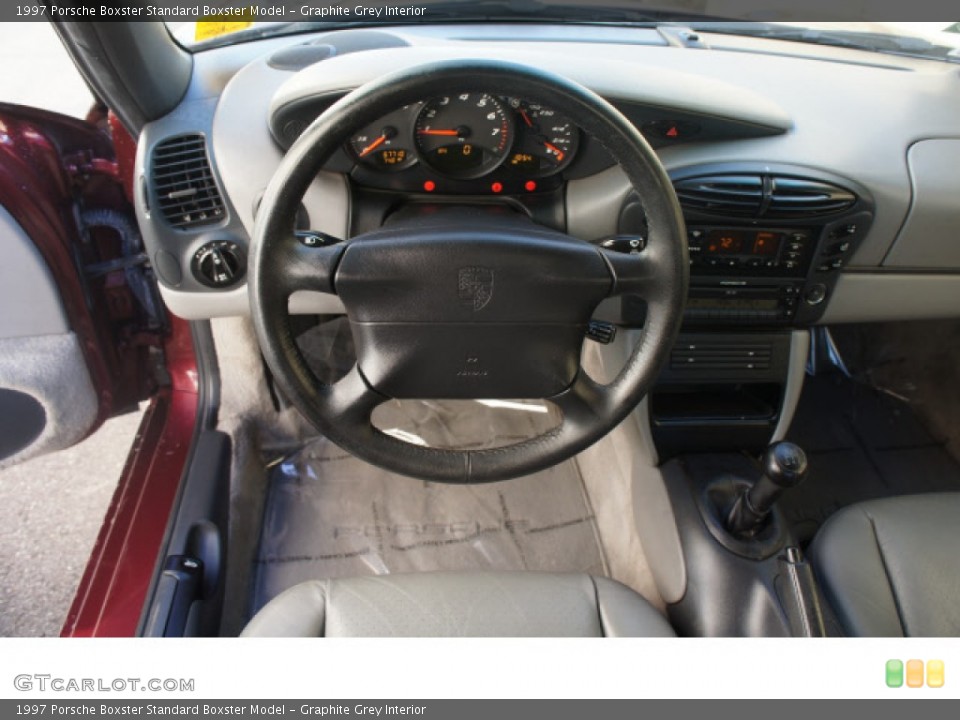 Graphite Grey Interior Dashboard for the 1997 Porsche Boxster  #58805976