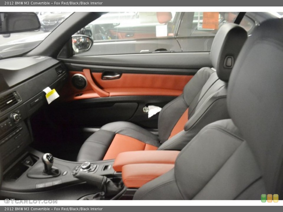 Fox Red/Black/Black Interior Photo for the 2012 BMW M3 Convertible #58806204