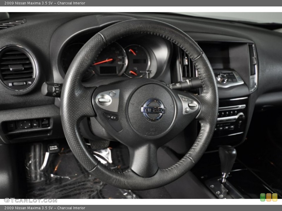 Charcoal Interior Steering Wheel for the 2009 Nissan Maxima 3.5 SV #58806351