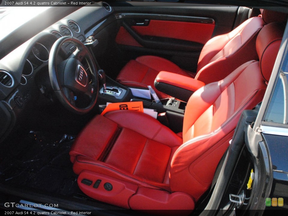 Red 2007 Audi S4 Interiors