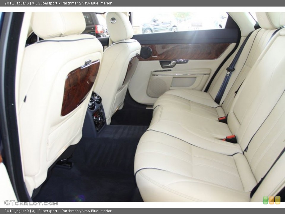 Parchment/Navy Blue Interior Photo for the 2011 Jaguar XJ XJL Supersport #58811010