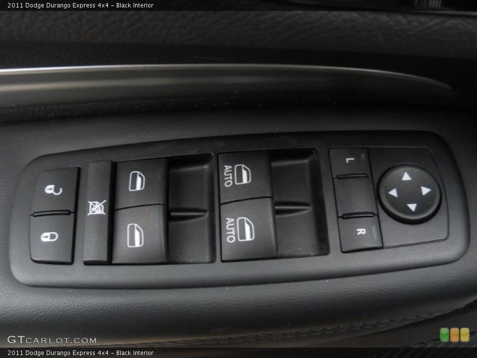 Black Interior Controls for the 2011 Dodge Durango Express 4x4 #58811064