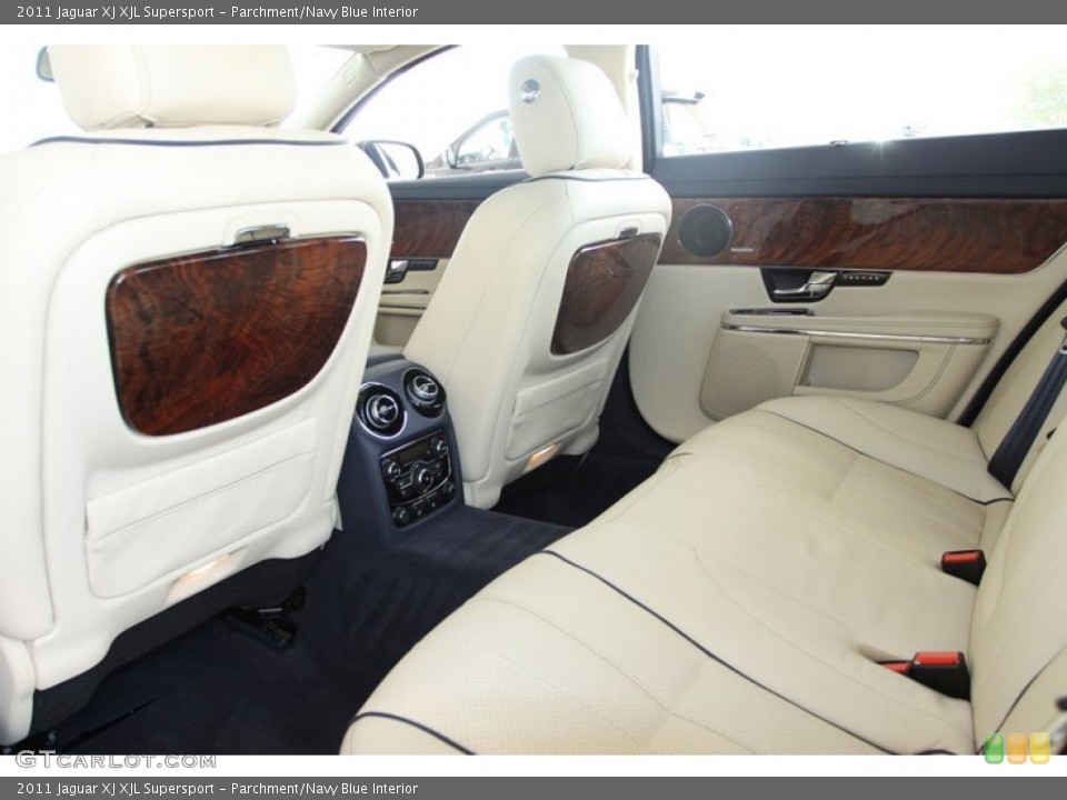 Parchment/Navy Blue Interior Photo for the 2011 Jaguar XJ XJL Supersport #58811349