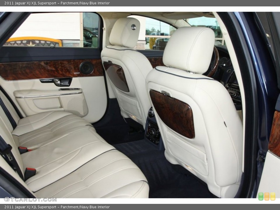 Parchment/Navy Blue Interior Photo for the 2011 Jaguar XJ XJL Supersport #58811382