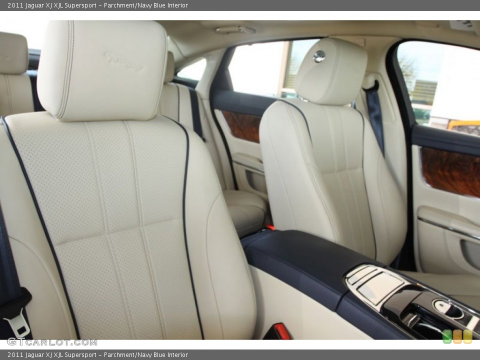 Parchment/Navy Blue Interior Photo for the 2011 Jaguar XJ XJL Supersport #58811463
