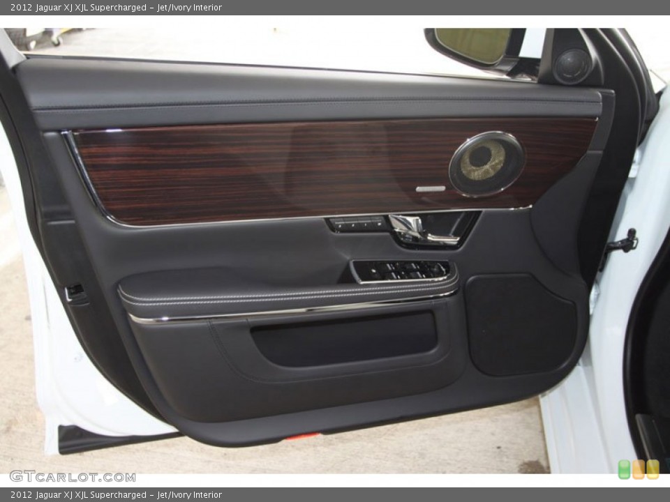 Jet/Ivory Interior Door Panel for the 2012 Jaguar XJ XJL Supercharged #58811634